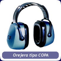 Orejera tipo copa