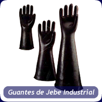 Guantes de jebe industrial