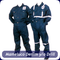 Mameluco de tela Denin y/o Drill