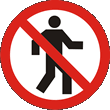 Prohibido Paso de Transeúnte